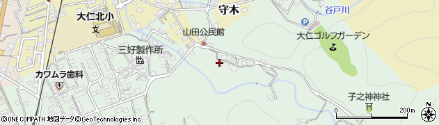 静岡県伊豆の国市田京840周辺の地図