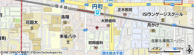 京都府京都市中京区西ノ京南円町70周辺の地図