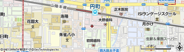 京都府京都市中京区西ノ京南円町68周辺の地図
