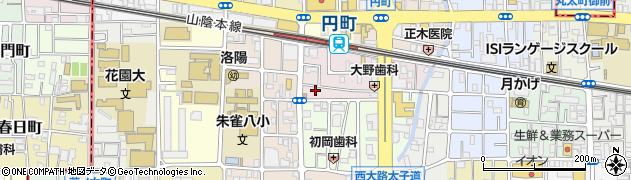 京都府京都市中京区西ノ京南円町64周辺の地図