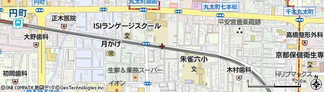 京都府京都市中京区西ノ京左馬寮町周辺の地図