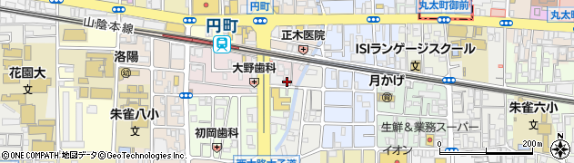 京都府京都市中京区西ノ京南円町127周辺の地図