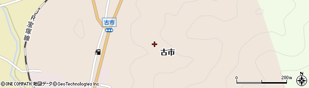 兵庫県丹波篠山市古市周辺の地図