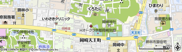 京都府京都市左京区岡崎天王町25周辺の地図
