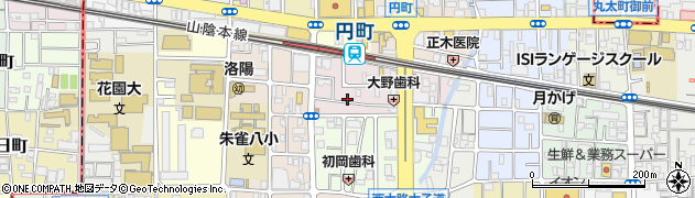 京都府京都市中京区西ノ京南円町44周辺の地図