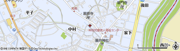愛知県大府市横根町石丸15周辺の地図