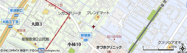 株式会社モリタ　滋賀営業所周辺の地図