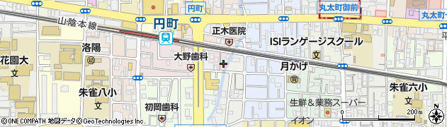 京都府京都市中京区西ノ京南円町123周辺の地図
