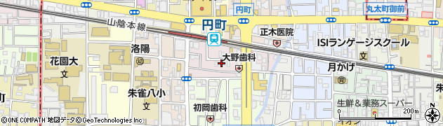 京都府京都市中京区西ノ京南円町18周辺の地図
