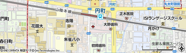 京都府京都市中京区西ノ京南円町周辺の地図