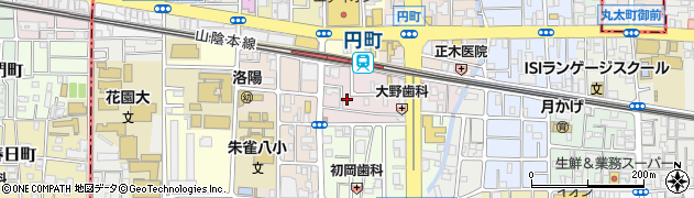 京都府京都市中京区西ノ京南円町12周辺の地図