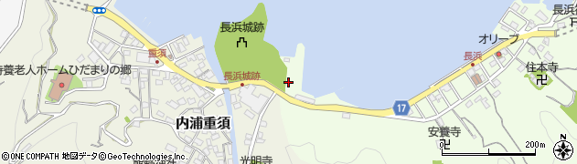 静岡県沼津市内浦長浜177周辺の地図