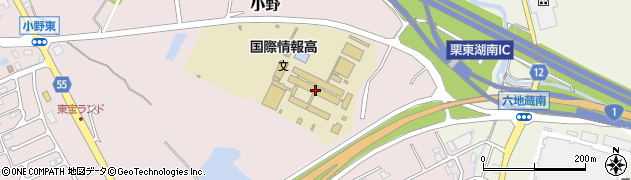 滋賀県立国際情報高等学校周辺の地図