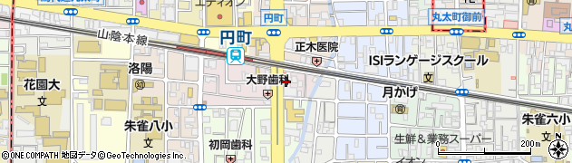 京都府京都市中京区西ノ京南円町137周辺の地図