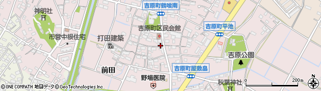 愛知県豊田市吉原町（屋敷畠）周辺の地図