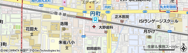 京都府京都市中京区西ノ京南円町94周辺の地図