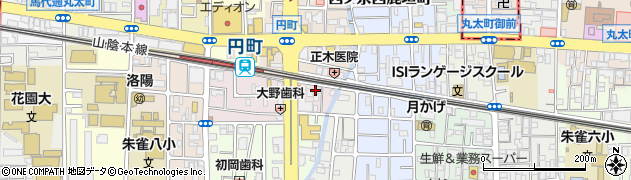 京都府京都市中京区西ノ京南円町114周辺の地図