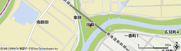 愛知県刈谷市泉田町出崎周辺の地図