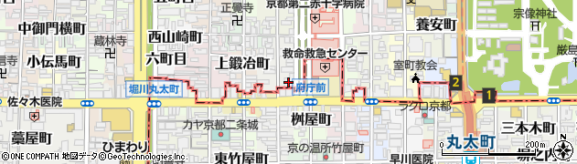 京都中央信用金庫西御池支店周辺の地図