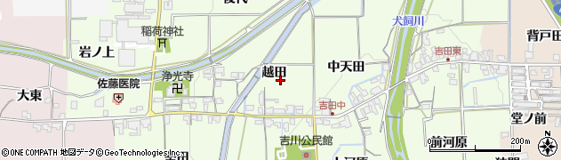 京都府亀岡市吉川町吉田周辺の地図