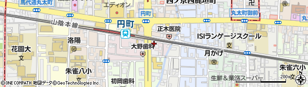 京都府京都市中京区西ノ京南円町112周辺の地図