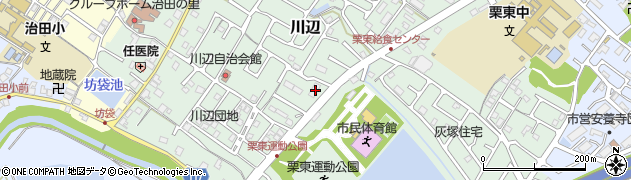 滋賀県栗東市川辺407周辺の地図