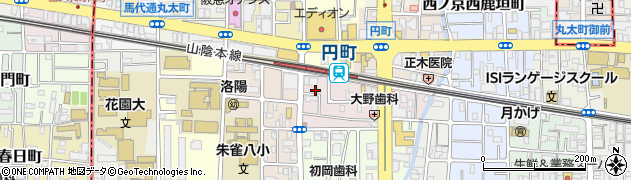 京都府京都市中京区西ノ京南円町60周辺の地図