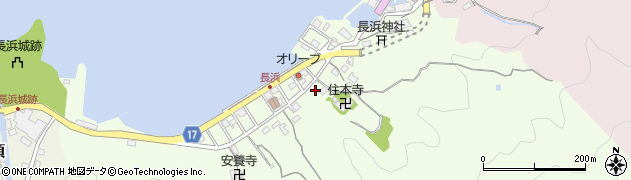静岡県沼津市内浦長浜113周辺の地図