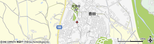滋賀県蒲生郡日野町豊田206周辺の地図