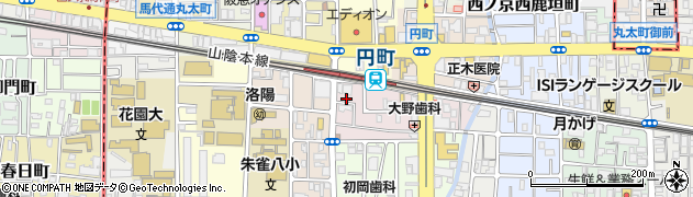 京都府京都市中京区西ノ京南円町59周辺の地図