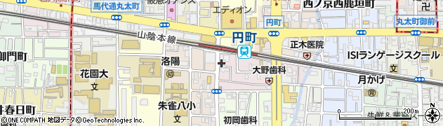 京都府京都市中京区西ノ京南円町56周辺の地図