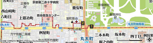 京都府京都市上京区春日町周辺の地図