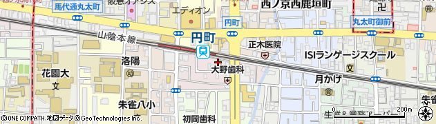 京都府京都市中京区西ノ京南円町100周辺の地図