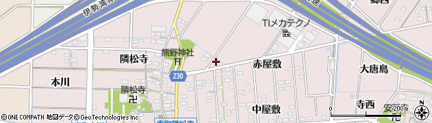 愛知県豊田市幸町隣松寺206周辺の地図