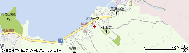 静岡県沼津市内浦長浜111周辺の地図