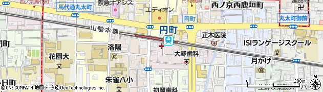 京都府京都市中京区西ノ京南円町3周辺の地図