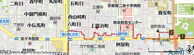 京都府京都市上京区上鍛冶町333周辺の地図