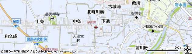 京都府亀岡市余部町下条5周辺の地図