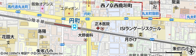 京都府京都市中京区西ノ京円町45周辺の地図