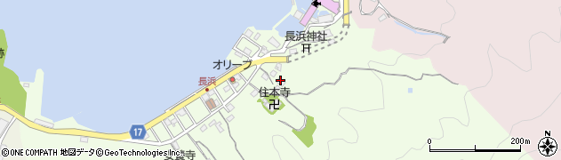 静岡県沼津市内浦長浜88周辺の地図