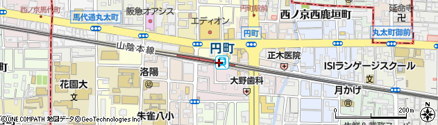 京都府京都市中京区西ノ京西円町42周辺の地図