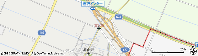 吉沢東周辺の地図