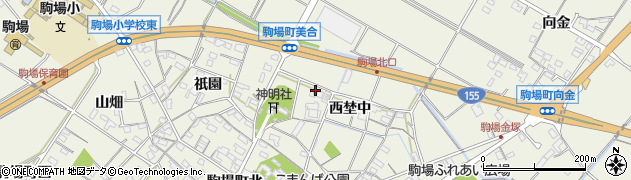 愛知県豊田市駒場町西埜中111周辺の地図