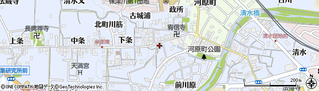 京都府亀岡市余部町古城49周辺の地図