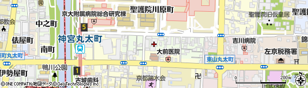 京都教職員組合周辺の地図