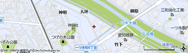 愛知県刈谷市一ツ木町大坪周辺の地図