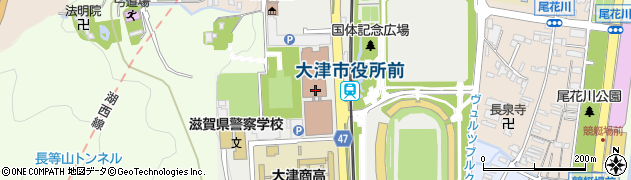 大津市消防局　予防課周辺の地図