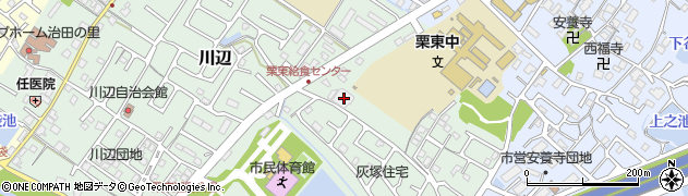 滋賀県栗東市川辺188周辺の地図
