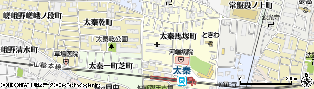 グローバル太秦管理室周辺の地図
