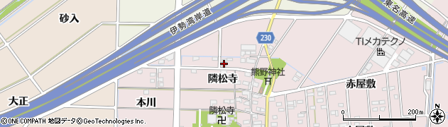愛知県豊田市幸町隣松寺9周辺の地図